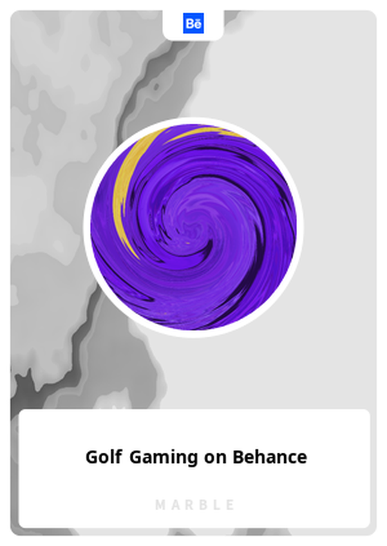 Golf Gaming on Behance