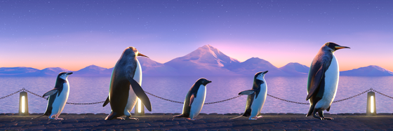 Five Penguins #2886