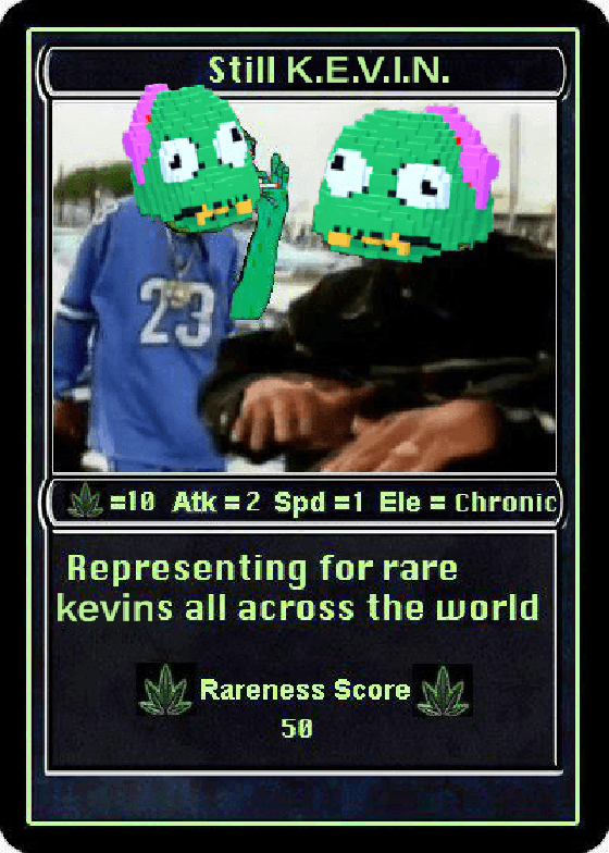 RAREKEVIN Series 1 Card 10 STILL K.E.V.I.N.