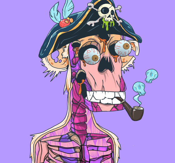Skull APE YachtClub#111