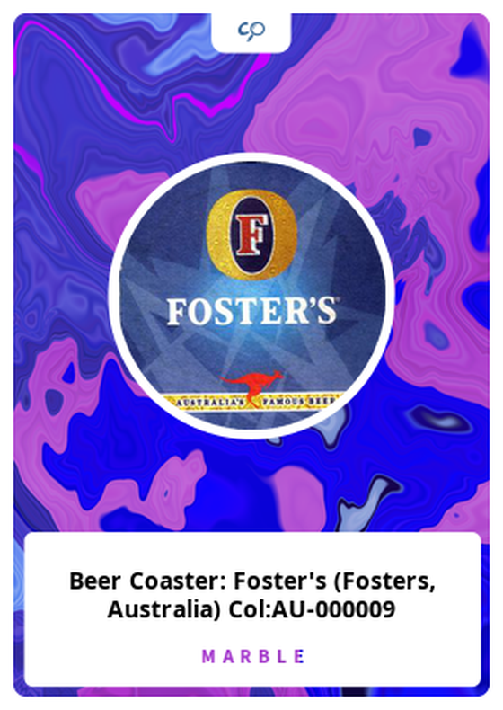 Beer Coaster: Foster's (Fosters, Australia) Col:AU-000009