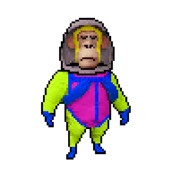 Pixel Radioactive Ape #658