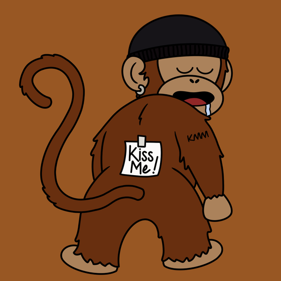 Kiss Me Monkey #7446