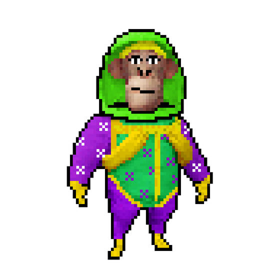 Pixel Radioactive Ape #142