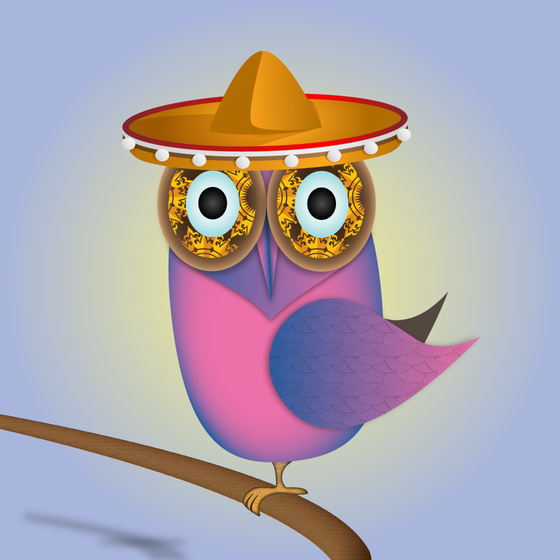 Groovy Owl #585