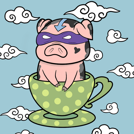 Lucky Teacup Piggy Club #1824