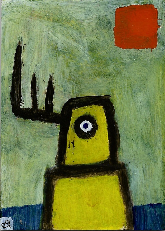 that persistent vision of a solitary antler