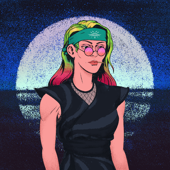 Tie Dye Ninja #3564