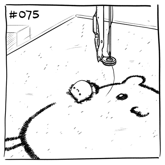 Suicidal Hamster #075 - Embroidery