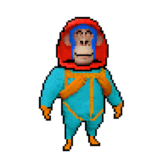 Pixel Radioactive Ape #415