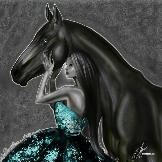 Lady with Horse