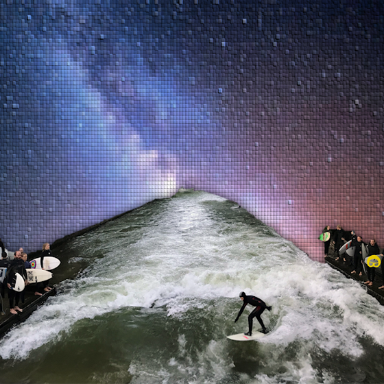 Munich surfs into space