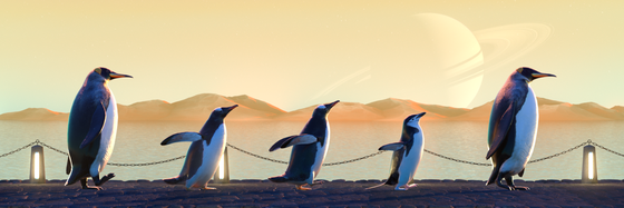 Five Penguins #2692