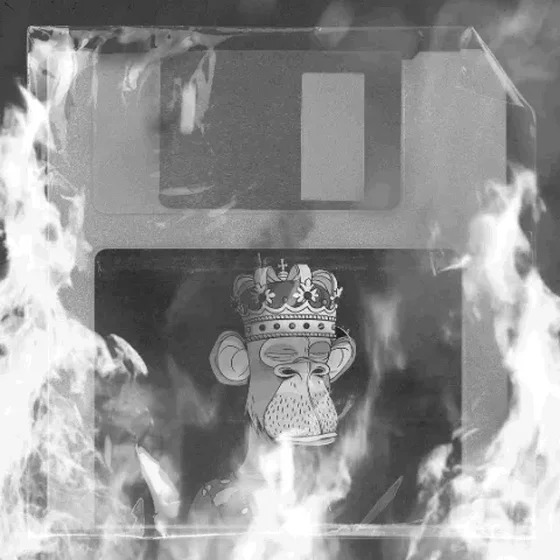 Burnt King Ape Disk #031 (gen. 5) - by taylor.wtf