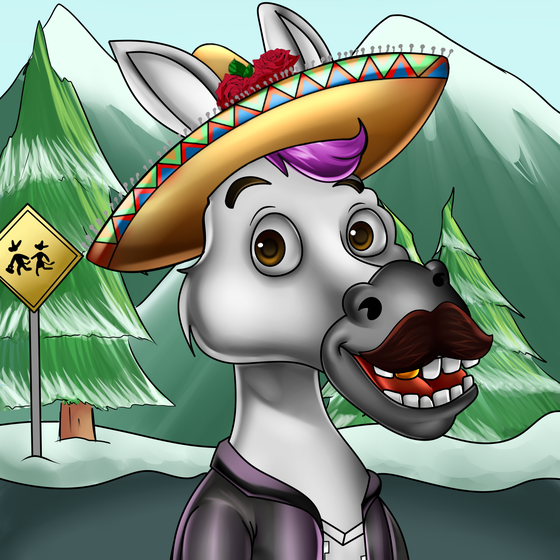 Sombrero Donkey #1114