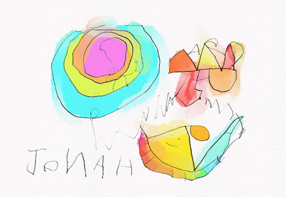 Abstract Drawing 001 Colored