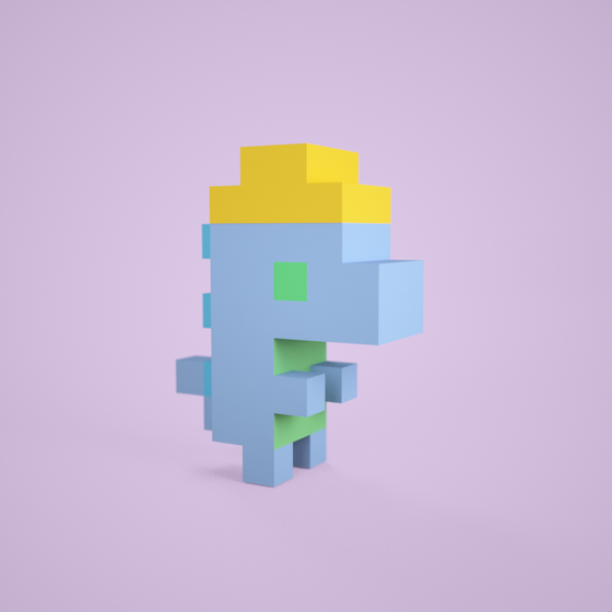 3D tiny dino #0337