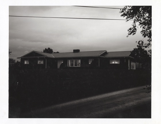 Dream House, 2002, [House] 8 x 10 Black and White Polaroid Study [No. 2]