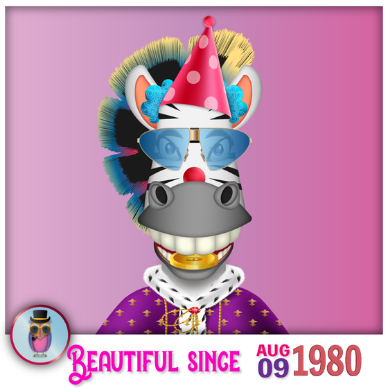 Zebra Birthday #4133