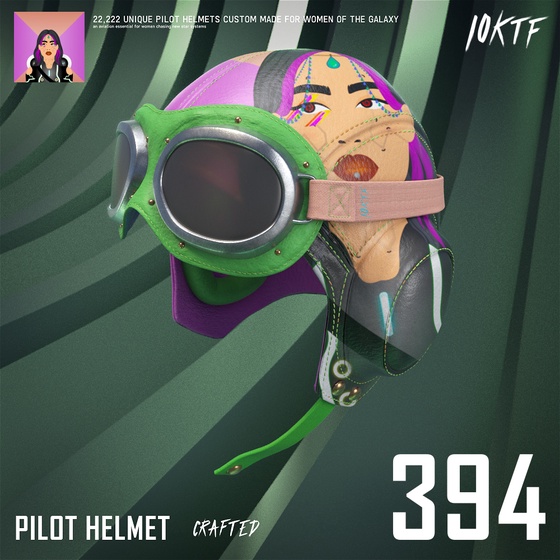 Galaxy Pilot Helmet #394