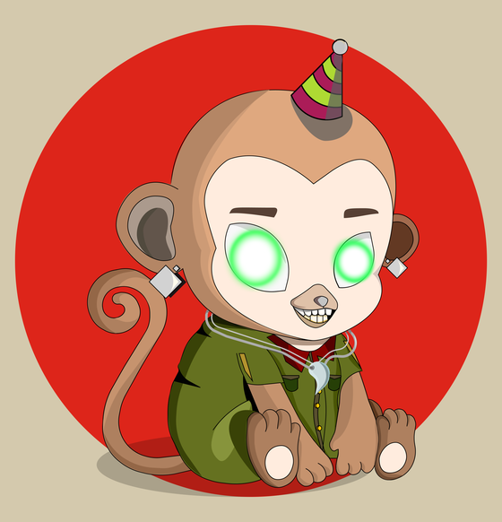 Baby Mini Monkey #474