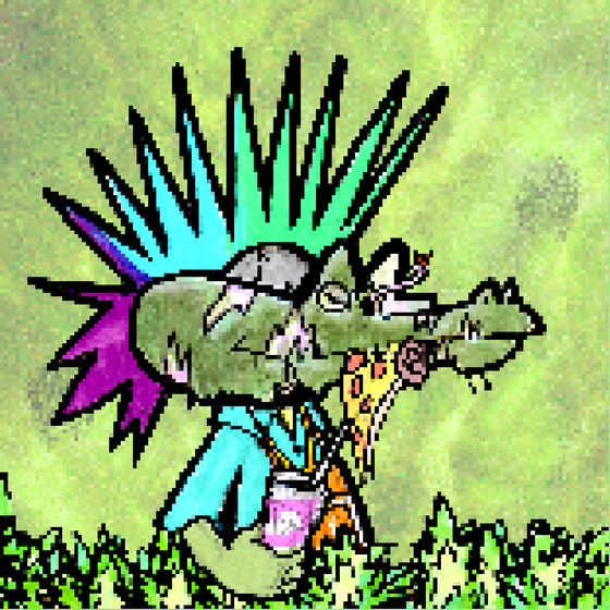 Pixelated Ganja Gators #344