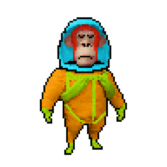 Pixel Radioactive Ape #919