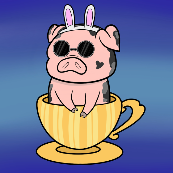 Lucky Teacup Piggy Club #2161