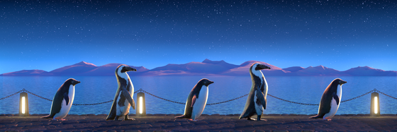 Five Penguins #2445