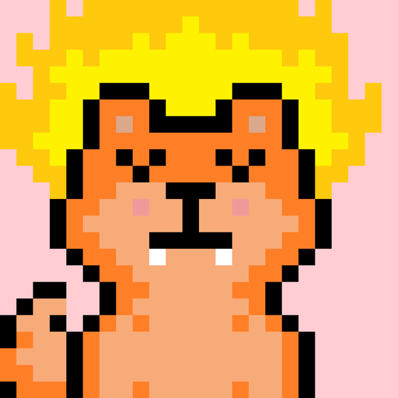 Pixelated Shiba Inu #12