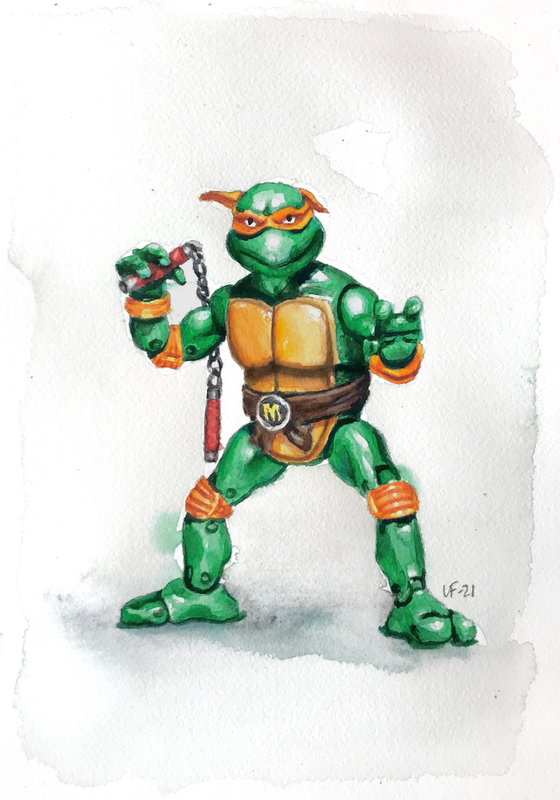 Nostalgia series nr 04 of 09 - Ninja Turtle Toy