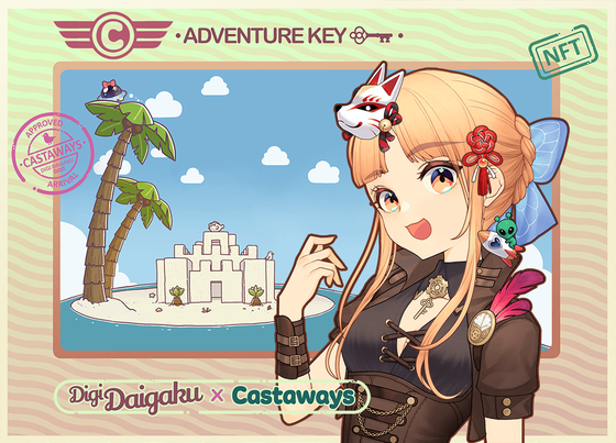 DigiDaigaku Genesis Adventure Key Castaways #524 - Caisyn