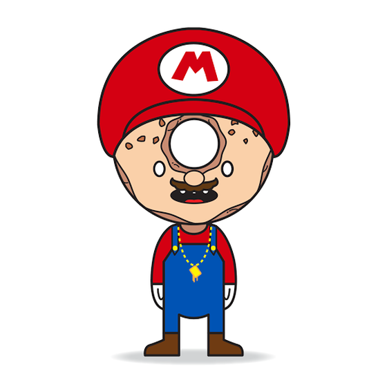 Mario "DONUT HEADS" - #20 (*)