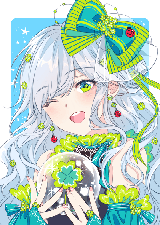#016 [ LUCKY CHARM ] lolita girl with lucky four-leaf clover