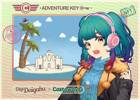 DigiDaigaku Genesis Adventure Key Castaways #1715 - Bijou