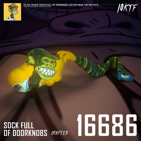 Mutant Sock Full of Doorknobs #16686