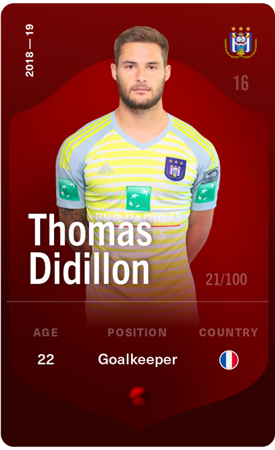 Thomas Didillon 2018-19 • Rare 21/100