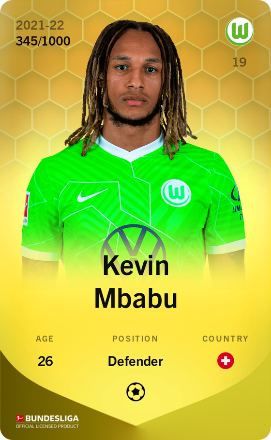 Kevin Mbabu 2021-22 • Limited 345/1000