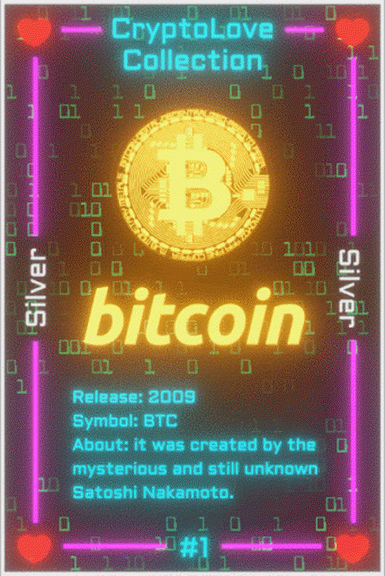 CryptoLove #1: Bitcoin (Silver Edition)