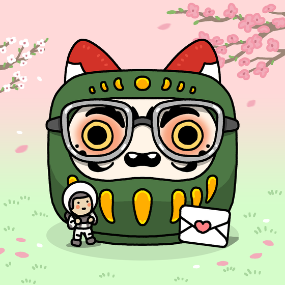 Neko Daruma #70