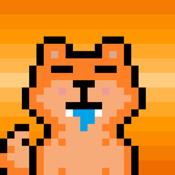 Pixelated Shiba Inu #4605