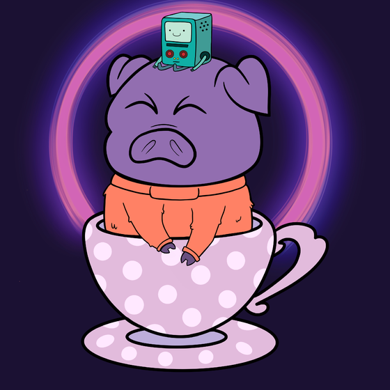 Lucky Teacup Piggy Club #2315