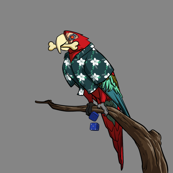 Proper Parrot Tree Club #5956