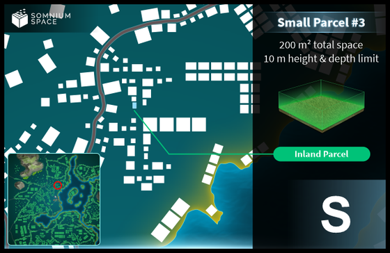 Small #3 (S) parcel in Somnium Space 