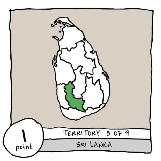 Territory 5/9 - Sri Lanka (Sabaragamuwa)