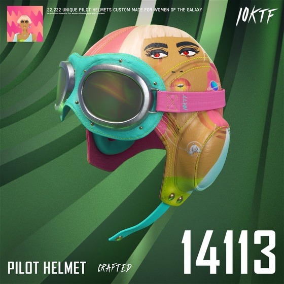 Galaxy Pilot Helmet #14113