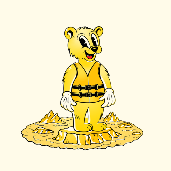 Gold Bipolar Bear