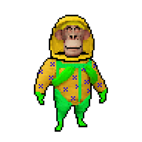 Pixel Radioactive Ape #50