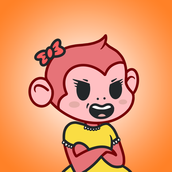 Simple Monkey Girl #4053