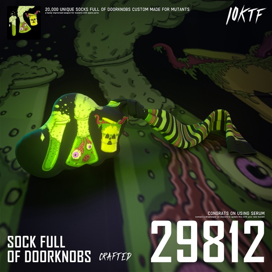 Mutant Sock Full of Doorknobs #29812